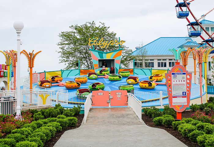 The Gatekeeper wing coaster at Cedar Point, Sandusky, Ohio