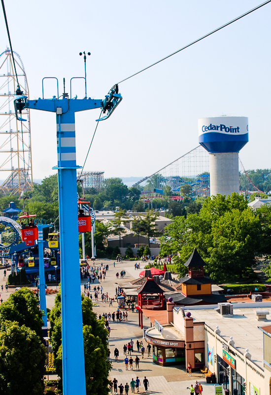 The Cedar Point Beach at  Cedar Point, Sandusky, Ohio