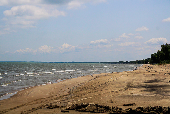 The Cedar Point Beach at Cedar Point, Sandusky, Ohio