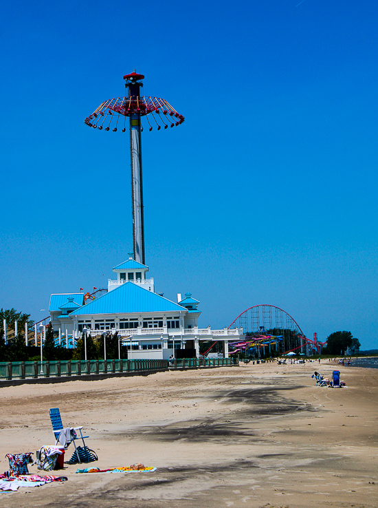 The Cedar Point Beach at Cedar Point, Sandusky, Ohio