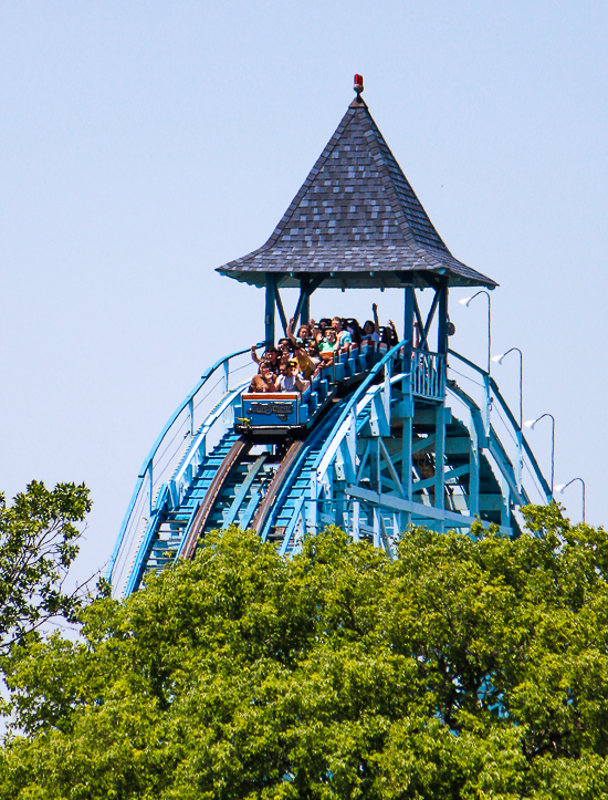 The Blue Streak Roller Coaster at Cedar Point, Sandusky, Ohio