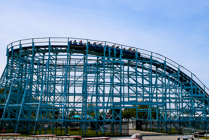 The Blue Streak Roller Coaster at Cedar Point, Sandusky, Ohio