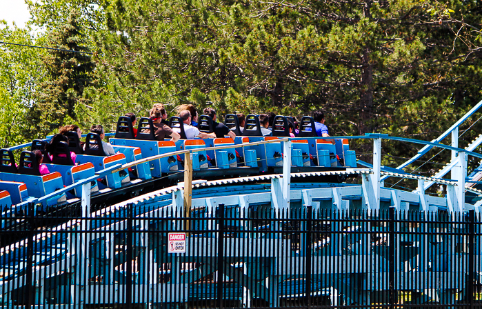 The Blue Streak Roller Coaster at Cedar Point, Sandusky, Ohio