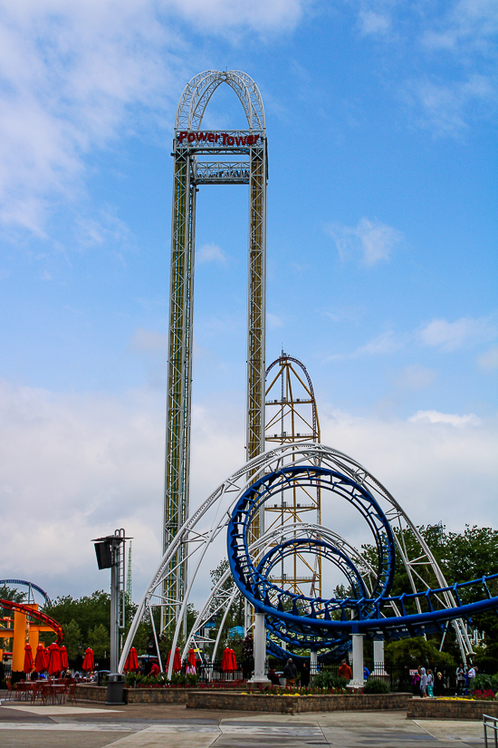 The Corksxrew Rollercoaster at Cedar Point, Sandusky, Ohio