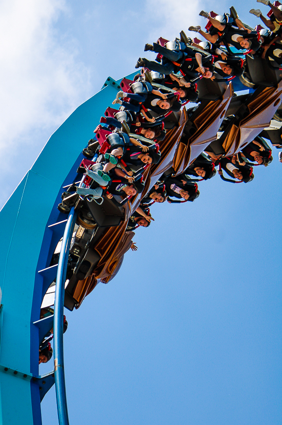 The Gatekeeper wing coaster at Cedar Point, Sandusky, Ohio