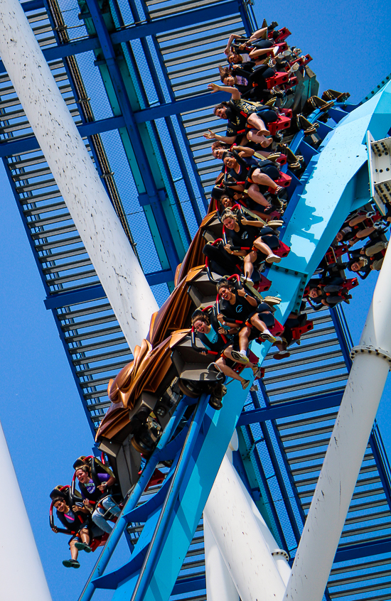 The Gatekeeper wing coaster at Cedar Point, Sandusky, Ohio