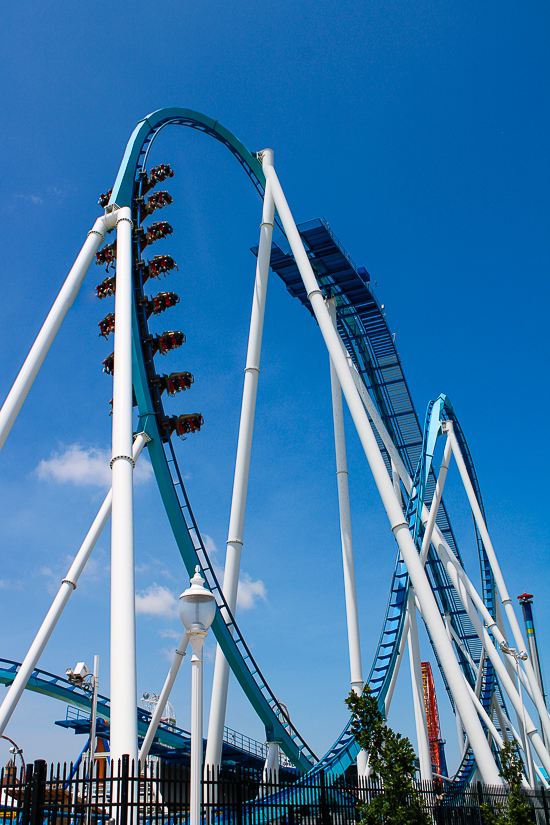 The Gatekeeper wing coaster at Cedar Point, Sandusky, Ohio