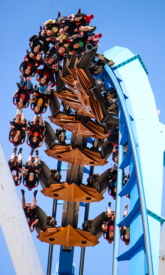 The Gatekeeper wing coaster at Cedar Point, Sandusky, Ohio