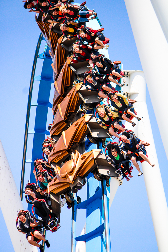 The Gatekeeper wing coaster at Cedar Point, Sandusky, Ohio