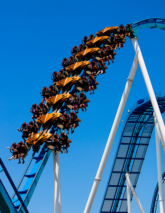 The Gatekeeper wing coaster at Cedar Point, Sandusky, Ohio