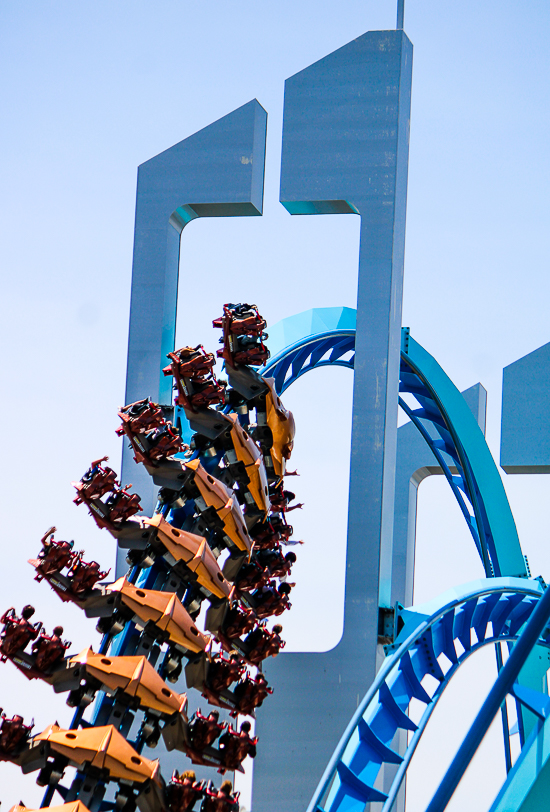 The Gatekeeper wing coaster at Cedar Point, Sandusky, Ohio