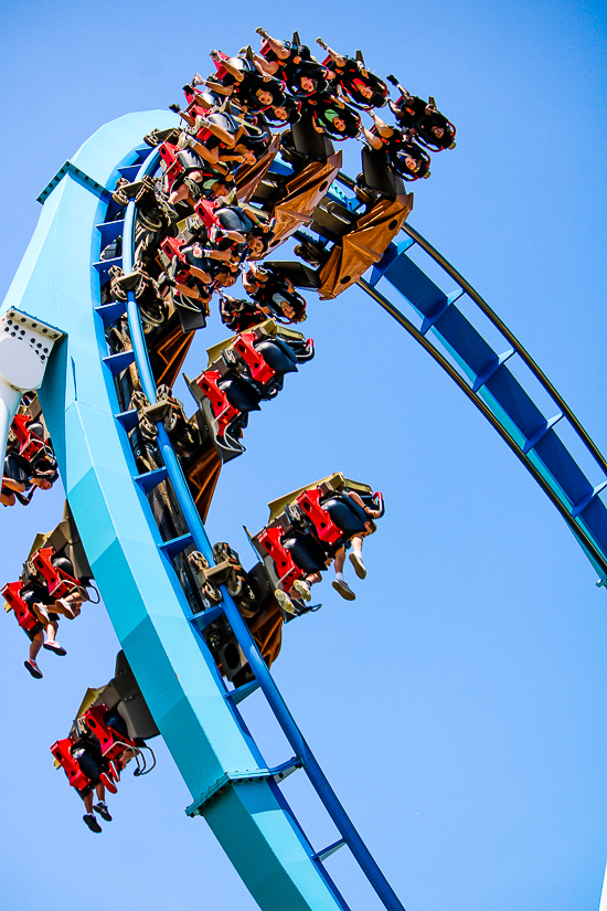 The Gatekeeper wing coaster at Cedar Point, Sandusky, Ohio