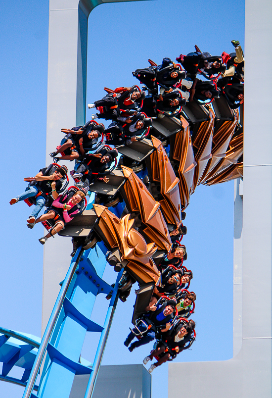 The Gatekeeper wing coaster at Cedar Point, Sandusky, Ohio