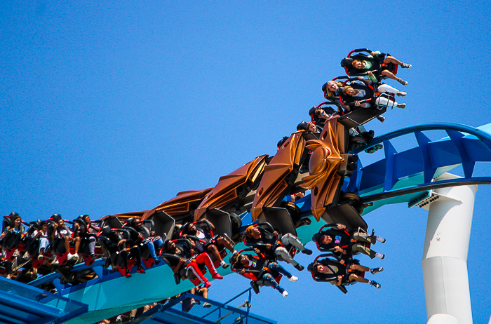 The Gatekeeper wing coaster at Cedar Point, Sandusky, Ohio