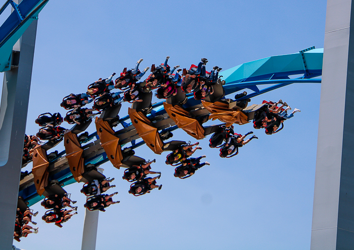 The Gatekeeper wing coaster at Cedar Point, Sandusky, Ohio