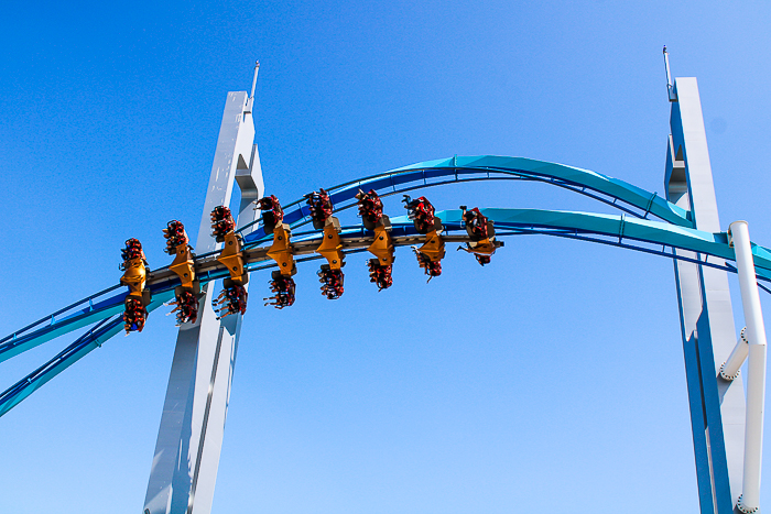 The Gatekeeper wing coaster at Cedar Point, Sandusky, Ohio