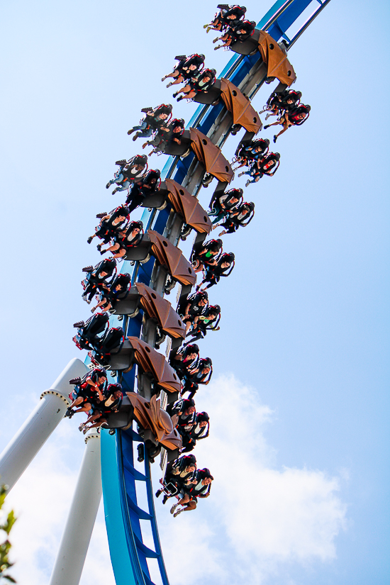 The Gatekeeper wing coaster at Cedar Point, Sandusky, Ohio