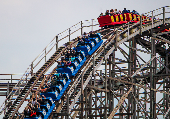 The Gemini Rollercoaster at Cedar Point, Sandusky, Ohio