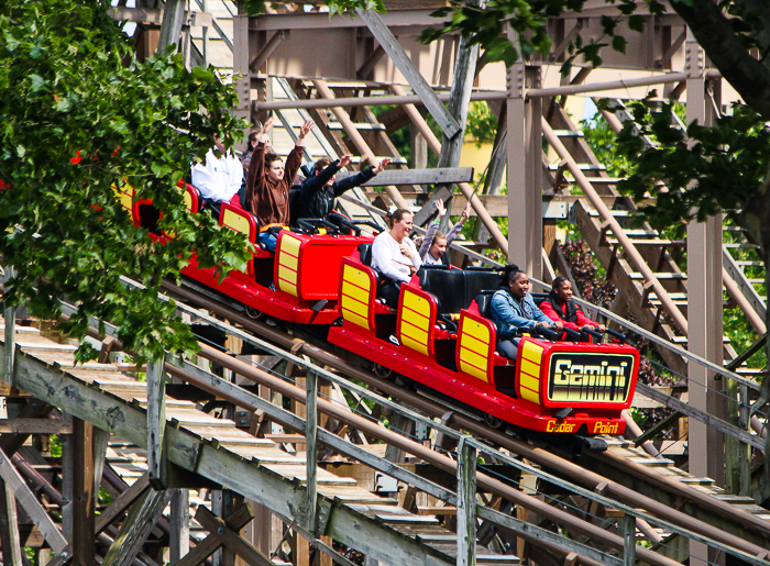 The Gemini Rollercoaster at Cedar Point, Sandusky, Ohio