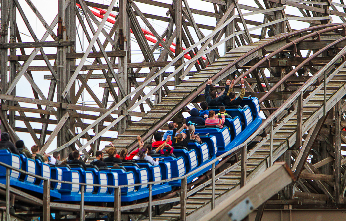 The Gemini Rollercoaster at Cedar Point, Sandusky, Ohio