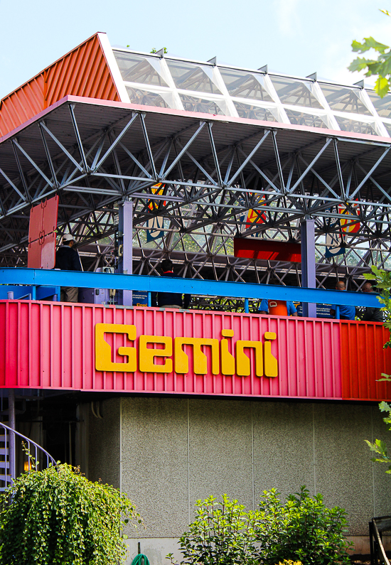 The Gemini Rollercoaster at   Cedar Point, Sandusky, Ohio