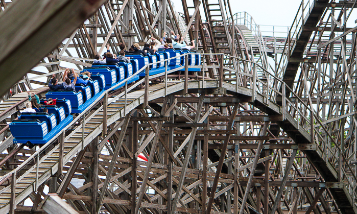 The Gemini Rollercoaster at Cedar Point, Sandusky, Ohio