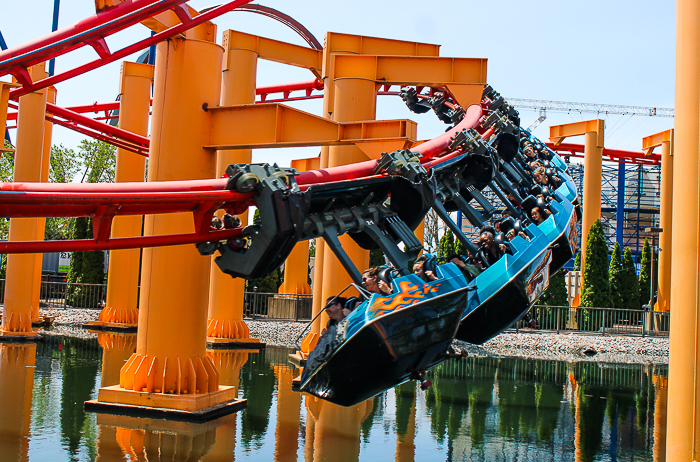 The Iron Dragon roller coaster at Cedar Point, Sandusky, Ohio