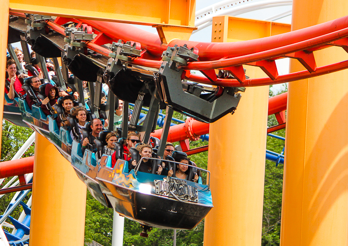 The Iron Dragon Roller Coaster at Cedar Point, Sandusky, Ohio