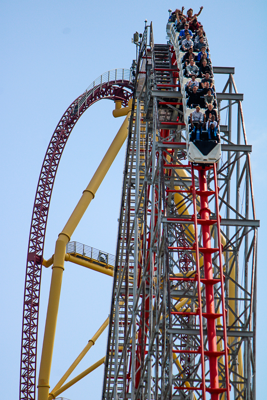 The Magnum XL-200 Rollercoaster at   Cedar Point, Sandusky, Ohio