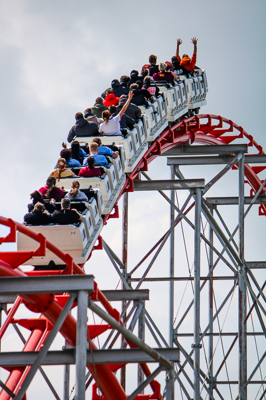 The Magnum XL-200 Roller Coaster at Cedar Point, Sandusky, Ohio