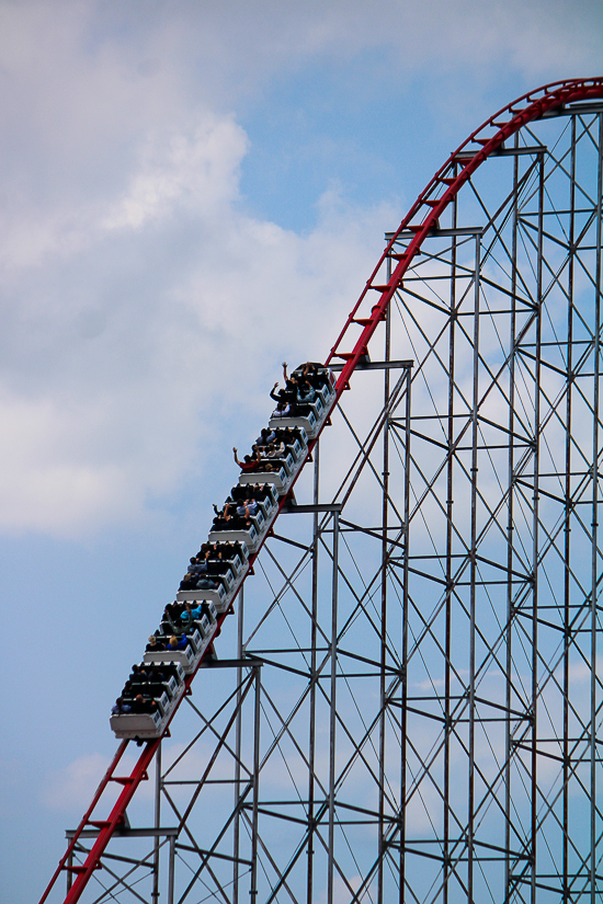 The Magtnum XL-200 Rollercoaster at Cedar Point, Sandusky, Ohio