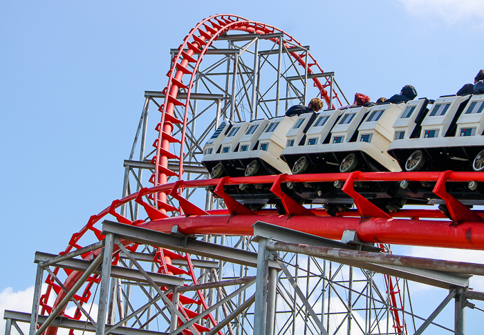 The Magnum XL-200 Rollercoaster at   Cedar Point, Sandusky, Ohio