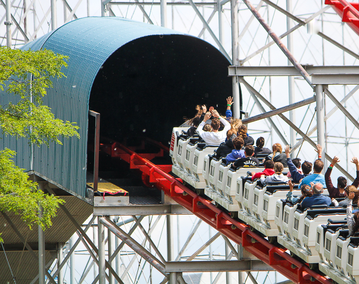 The Magnum XL-200 Roller Coaster at Cedar Point, Sandusky, Ohio