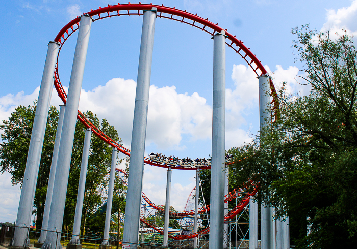 The Magnum XL-200 Rollercoaster at   Cedar Point, Sandusky, Ohio