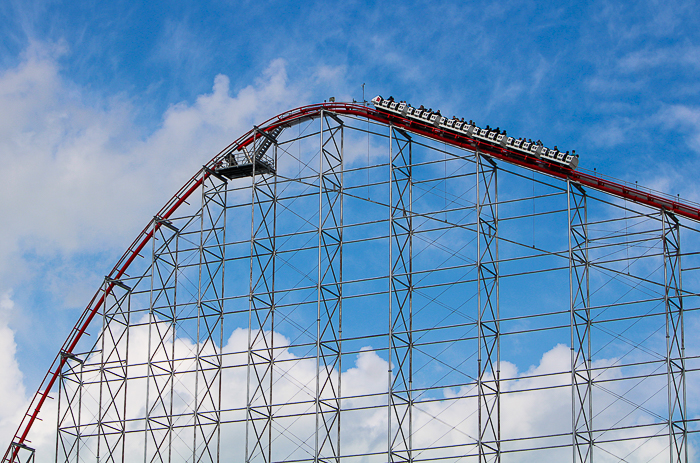 The Magnum XL-200 Roller Coaster at Cedar Point, Sandusky, Ohio