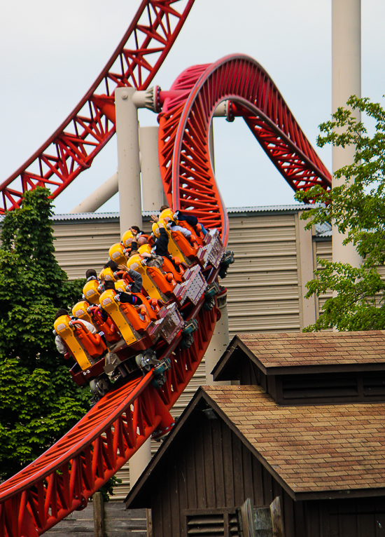 The Maverick rollercoaster at Cedar Point, Sandusky, Ohio