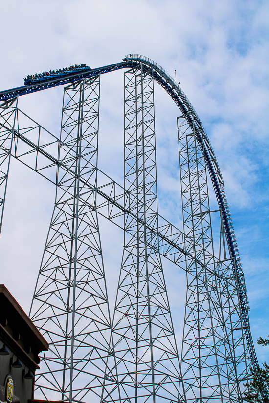 The Millennium Force Roller Coaster at Cedar Point, Sandusky, Ohio