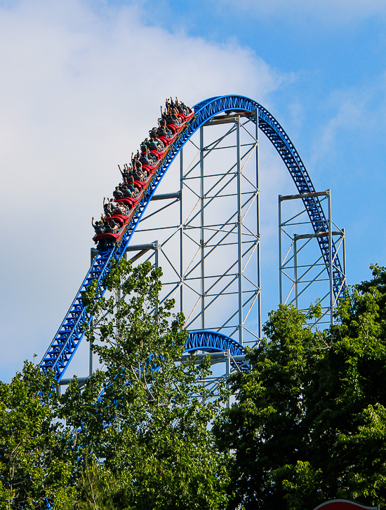 The Millennium Foirce Roller Coaster at Cedar Point, Sandusky, Ohio