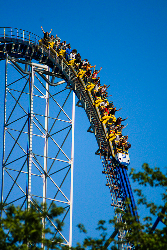 The Millennium Foirce Roller Coaster at Cedar Point, Sandusky, Ohio