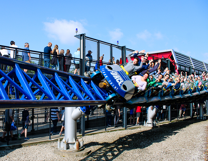 The Millennium Force Roller Coaster at Cedar Point, Sandusky, Ohio