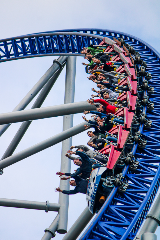 The Millennium Force Roller Coaster at Cedar Point, Sandusky, Ohio