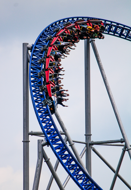 The Millennium Force Roller Coaster at Cedar Point, Sandusky, Ohio