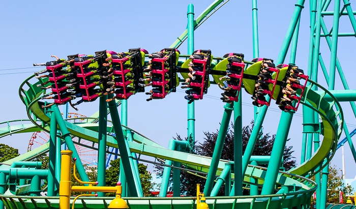 The Raptor Roller Coaster at Cedar Point, Sandusky, Ohio