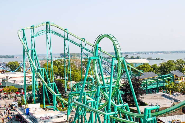 The Raptor Roller Coaster at Cedar Point, Sandusky, Ohio