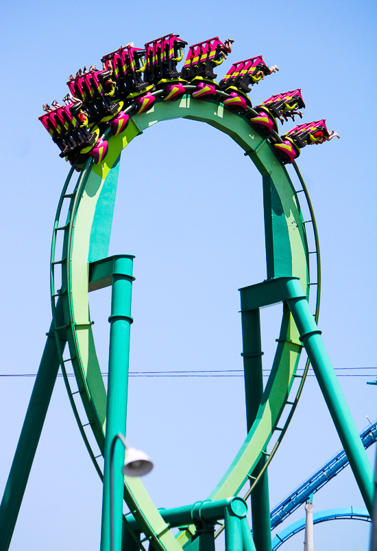 The Raptor roller coaster at Cedar Point, Sandusky, Ohio