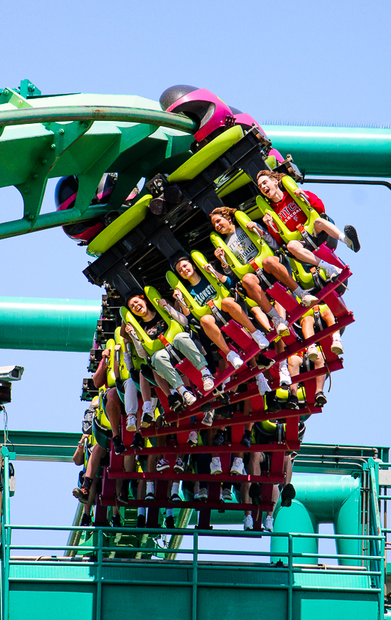 The Raptor roller coaster at Cedar Point, Sandusky, Ohio