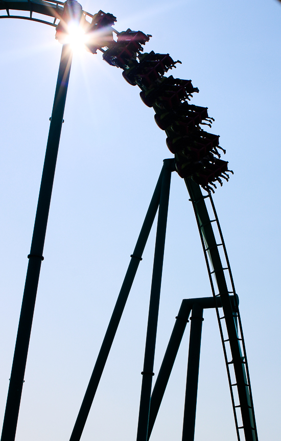 The Raptor roller coaster at Cedar Point, Sandusky, Ohio