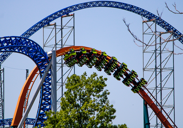 The Rougarou roller coaster at Cedar Point, Sandusky, Ohio