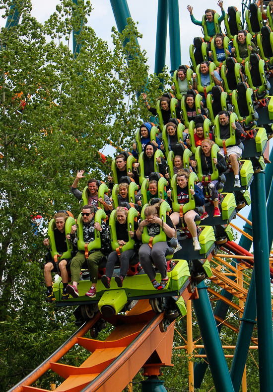 The Rougarou Roller Coaster at Cedar Point, Sandusky, Ohio