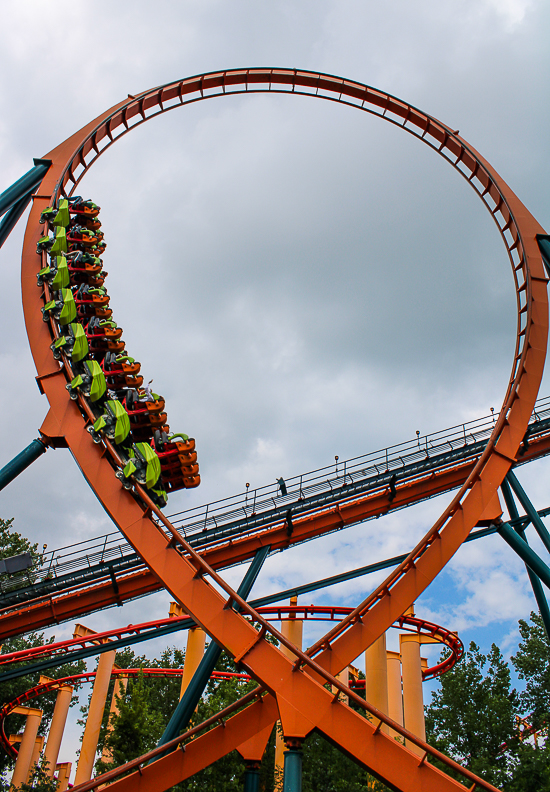 The Rougarou Roller Coaster at Cedar Point, Sandusky, Ohio